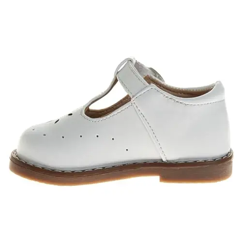 Josmo Baby Girls Maryjane Flats Slipon - Newborn Infant Formal Dress Shoes School Mary Janes (Size 3-8 Infant-Toddlers) - 3