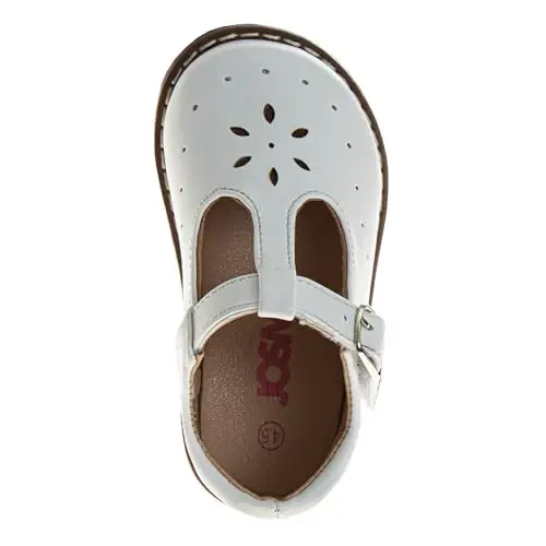 Josmo Baby Girls Maryjane Flats Slipon - Newborn Infant Formal Dress Shoes School Mary Janes (Size 3-8 Infant-Toddlers) - 5