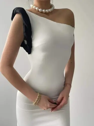 Jovani Off Shoulder Dress - 4