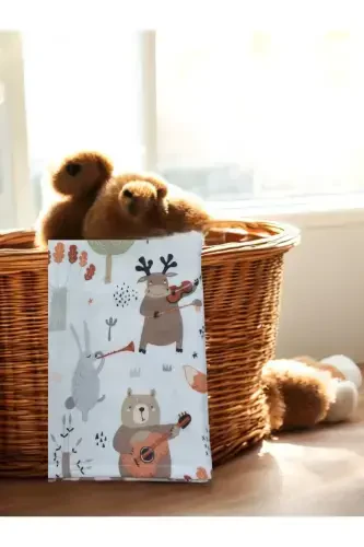 Joy Ko‘p Maqsadli Chaqaloq Adyol Muslin Adyol Kundak Flanel Arava Qopqog‘i - 7