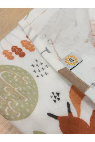 Joy Многофункциональное детское одеяло Муслиновая пеленка Слинг Фланель Покрывало для коляски - 4