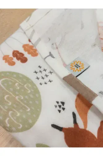 Joy Multipurpose Baby Blanket Muslin Blanket Swaddle Flannel Stroller Cover - 4