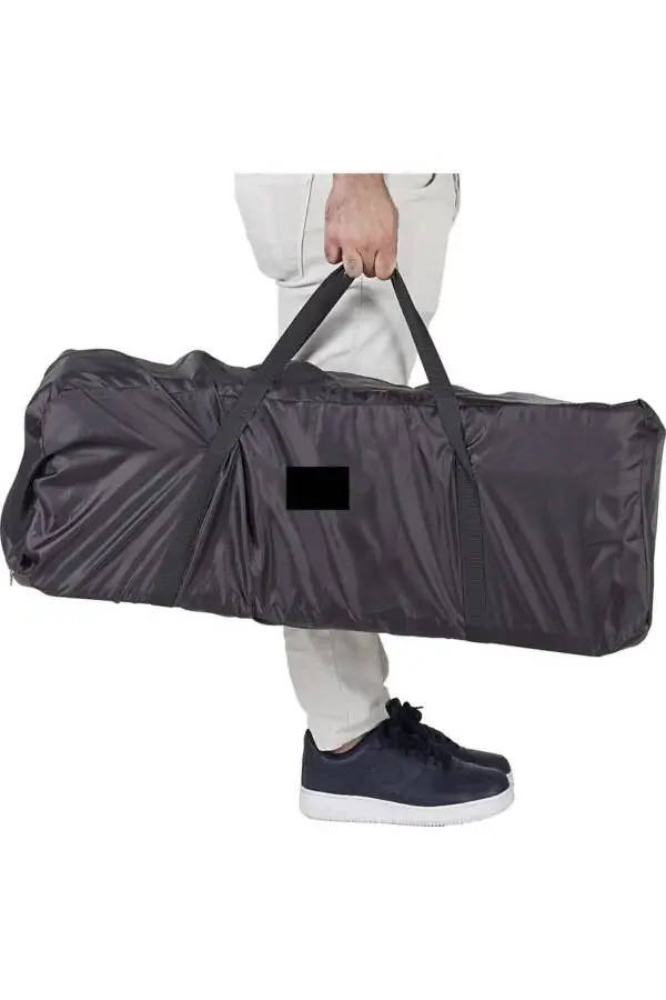 Joy Plus Bebek Oyun Parkı Yatak Beşik-GRİ - 5