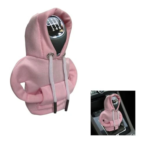 Car Gear Shift Hoodie, Fashionable Gear Shift Knob Cover, Mini Hoodie for Auto Shifter, Auto Interior Cute Gadgets, Universal Car Decoration Accessories - 1