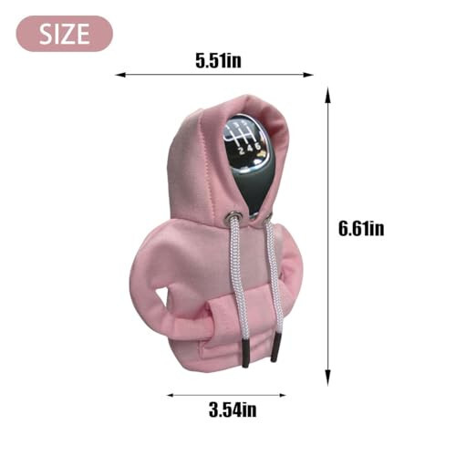 JOYCOURT Car Gear Shift Hoodie, Fashionable Gear Shift Knob Cover, Mini Hoodie for Auto Shifter, Auto Interior Cute Gadgets, Universal Car Decor Accessories - JOYCOURT (1)