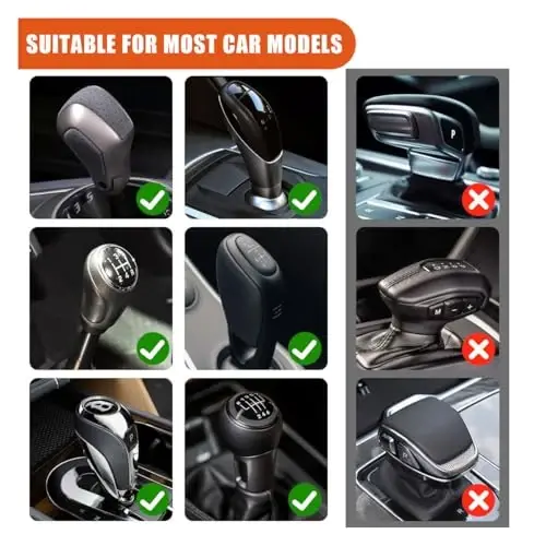 JOYCOURT Car Gear Shift Hoodie, Fashionable Gear Shift Knob Cover, Mini Hoodie for Auto Shifter, Auto Interior Cute Gadgets, Universal Car Decor Accessories - 3