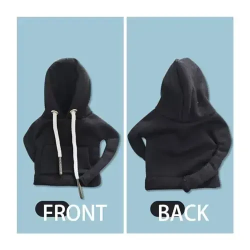 JOYCOURT Car Gear Shift Hoodie, Fashionable Gear Shift Knob Cover, Mini Hoodie for Auto Shifter, Auto Interior Cute Gadgets, Universal Car Decoration Accessories - 6