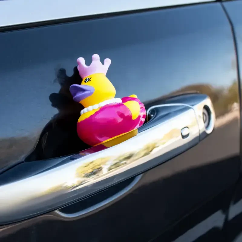 Joyfy 15 dona kauchuk o'rdak, to'r sumkali tasodifiy mini o'rdak o'yinchoqlari, bolalar, chaqaloqlar uchun vanna, dush o'yinchoqlari, tug'ilgan kun sovg'alari, yozgi plyaj/basseyn, bayrami uchun. - 9