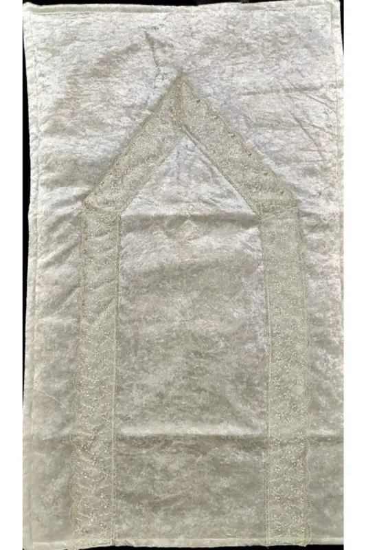 Joynamoz Baxmal Bir kishilik joynamoz Fransuz dantelli Kapuchino - Kapuchino - 3