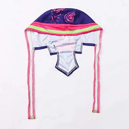 JPOJPO Cycling Hat Wrap Rag Sweat Wicking Beanie Skull Cap Quick Dry Adjustable Men Women - 3