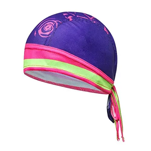 JPOJPO Cycling Hat Wrap Rag Sweat Wicking Beanie Skull Cap Quick Dry Adjustable Men Women 