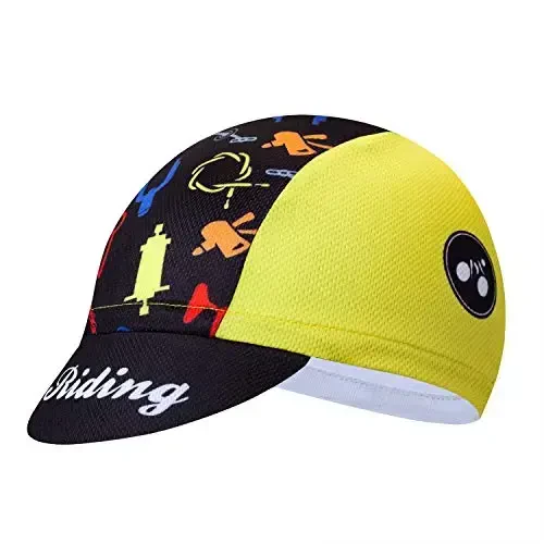 JPOJPO Cycling Cap Men Women Bike Hat Helmet Inside - REDORANGE