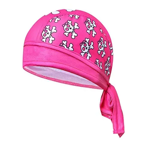 JPOJPO Cycling Hat Wrap Rag Sweat Wicking Beanie Skull Cap Quick Dry Adjustable Men Women - 1