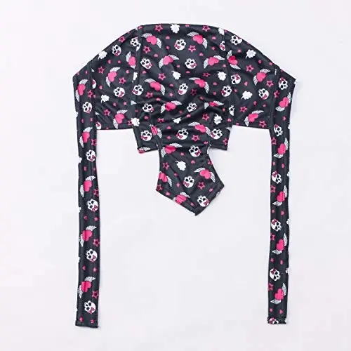 JPOJPO Cycling Hat Wrap Rag Sweat Wicking Beanie Skull Cap Quick Dry Adjustable Men Women - 4