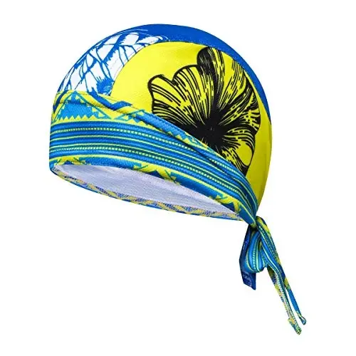 JPOJPO Cycling Hat Wrap Rag Sweat Wicking Beanie Skull Cap Quick Dry Adjustable Men Women - 1