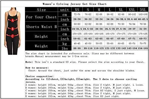 JPOJPO Women 's Cycling Jersey Women Bike Jersey Summer Bicycle Clothing Pro MTB Road Girl Cycling Shirts Tops Quick Dry, Breathable, Cd5818, Large - 7