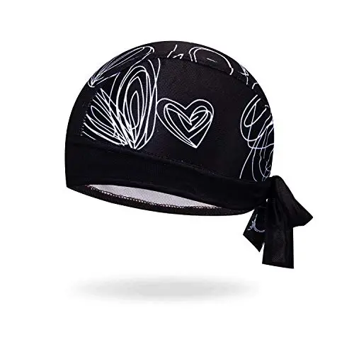 JPOJPO Women Men's Cycling Cap MTB Bike Bicycle Hat Sweat Wicking Rags Helmet Liner Skull Breathable Head Wrap Sport 