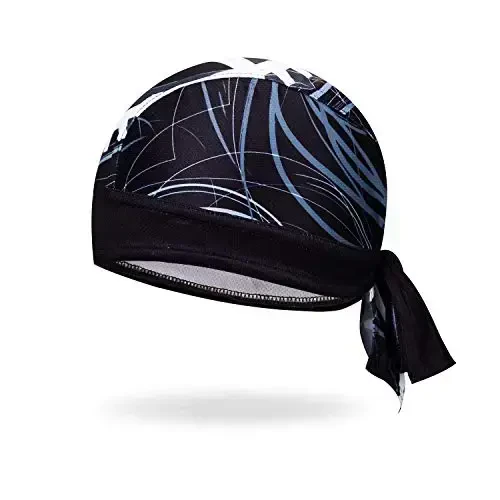 JPOJPO Women Men's Cycling Cap MTB Bike Bicycle Hat Sweat Wicking Rags Helmet Liner Skull Breathable Head Wrap Sport - JPOJPO