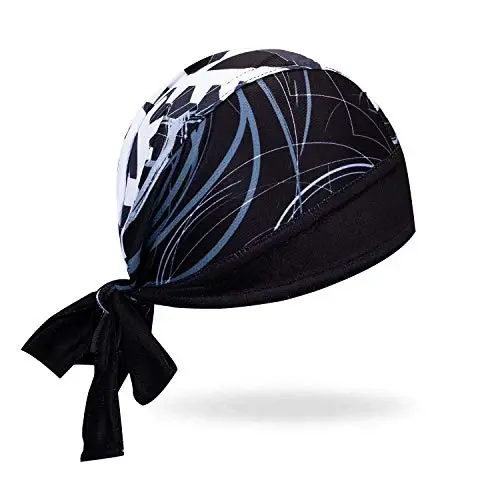 JPOJPO Women Men's Cycling Cap MTB Bike Bicycle Hat Sweat Wicking Rags Helmet Liner Skull Breathable Head Wrap Sport - 2