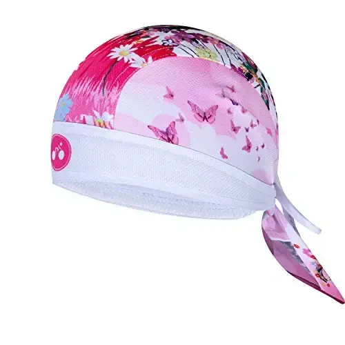 JPOJPO Women Men's Cycling Cap MTB Bike Bicycle Hat Sweat Wicking Rags Helmet Liner Skull Breathable Head Wrap Sport 