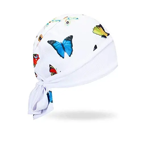 JPOJPO Women Men's Cycling Cap MTB Bike Bicycle Hat Sweat Wicking Rags Helmet Liner Skull Breathable Head Wrap Sport - 2