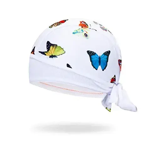 JPOJPO Women Men's Cycling Cap MTB Bike Bicycle Hat Sweat Wicking Rags Helmet Liner Skull Breathable Head Wrap Sport 