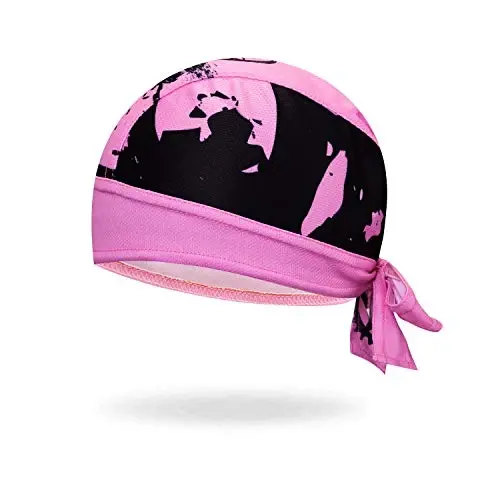JPOJPO Women Men's Cycling Cap MTB Bike Bicycle Hat Sweat Wicking Rags Helmet Liner Skull Breathable Head Wrap Sport - 1