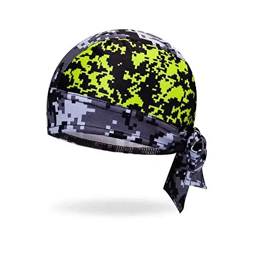 JPOJPO Women Men's Cycling Cap MTB Bike Bicycle Hat Sweat Wicking Rags Helmet Liner Skull Breathable Head Wrap Sport - 1