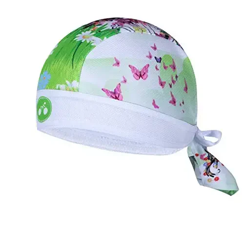 JPOJPO Women Men's Cycling Cap MTB Bike Bicycle Hat Sweat Wicking Rags Helmet Liner Skull Breathable Head Wrap Sport 