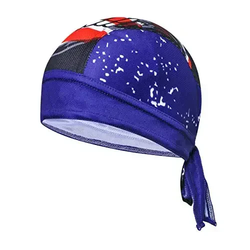 JPOJPO Sweat Wicking Cap Helmet Liner Skull Hat Breathable Cycling Head Wrap for Women Men Outdoor Activities Sport - 1
