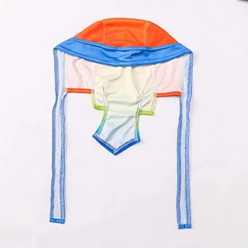 JPOJPO Sweat Wicking Cap Helmet Liner Skull Hat Breathable Cycling Head Wrap for Women Men Outdoor Activities Sport - 3