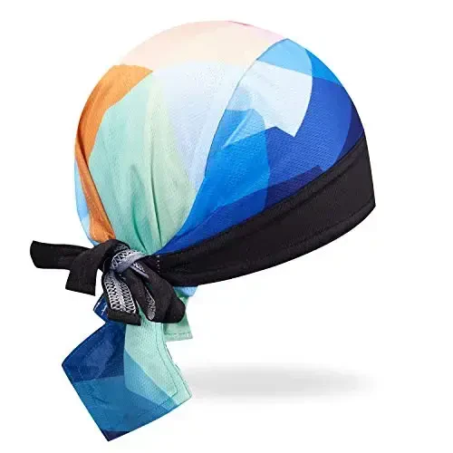 JPOJPO Sweat Wicking Cap Helmet Liner Skull Hat Breathable Cycling Head Wrap for Women Men Outdoor Activities Sport - 2