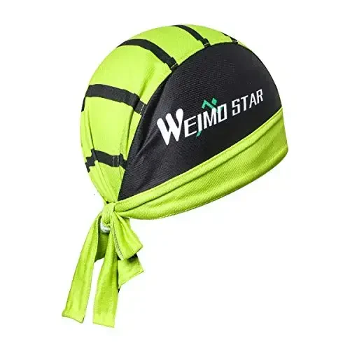 JPOJPO Sweat Wicking Cap Helmet Liner Skull Hat Breathable Cycling Head Wrap for Women Men Outdoor Activities Sport - 2