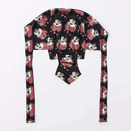 JPOJPO Sweat Wicking Cap Helmet Liner Skull Hat Breathable Cycling Head Wrap for Women Men Outdoor Activities Sport - 4