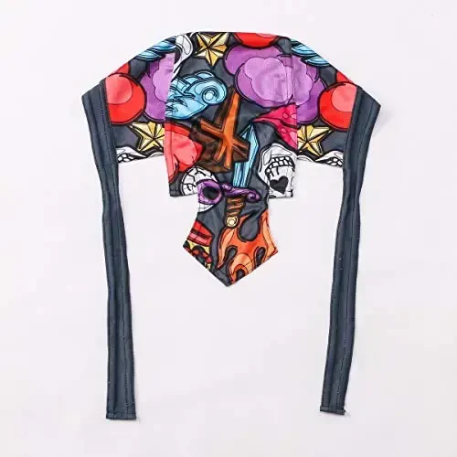 JPOJPO Sweat Wicking Cap Helmet Liner Skull Hat Breathable Cycling Head Wrap for Women Men Outdoor Activities Sport - 4