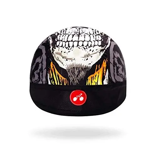 JPOJPO Sweat Wicking Cap Helmet Liner Skull Hat Breathable Cycling Head Wrap for Women Men Outdoor Activities Sport - 2