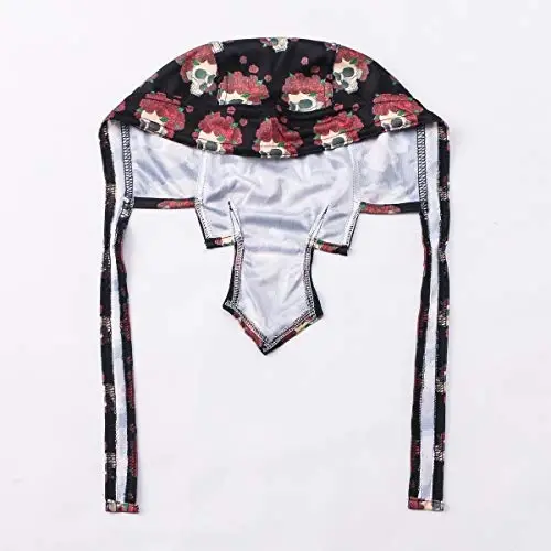 JPOJPO Sweat Wicking Cap Helmet Liner Skull Hat Breathable Cycling Head Wrap for Women Men Outdoor Activities Sport - 3