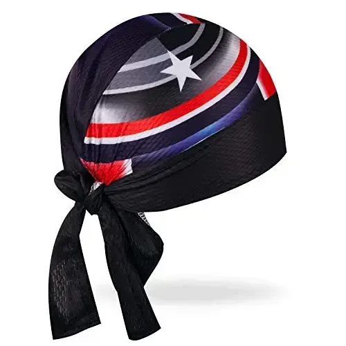 JPOJPO Sweat Wicking Cap Helmet Liner Skull Hat Breathable Cycling Head Wrap for Women Men Outdoor Activities Sport - 2