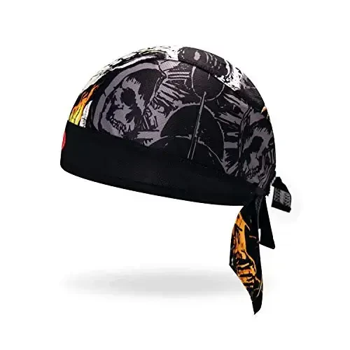 JPOJPO Sweat Wicking Cap Helmet Liner Skull Hat Breathable Cycling Head Wrap for Women Men Outdoor Activities Sport 