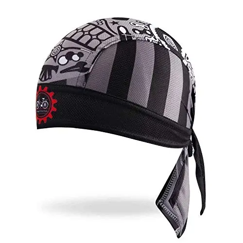 JPOJPO Sweat Wicking Cap Helmet Liner Skull Hat Breathable Cycling Head Wrap for Women Men Outdoor Activities Sport - 1