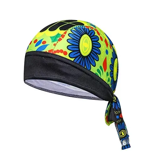 JPOJPO Sweat Wicking Cap Helmet Liner Skull Hat Breathable Cycling Head Wrap for Women Men Outdoor Activities Sport - REDORANGE