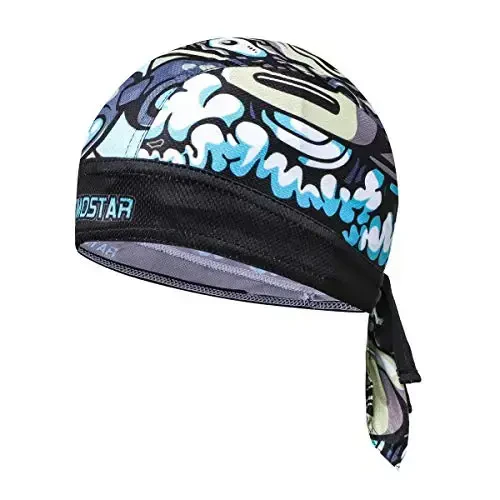 JPOJPO Sweat Wicking Cap Helmet Liner Skull Hat Breathable Cycling Head Wrap for Women Men Outdoor Activities Sport 