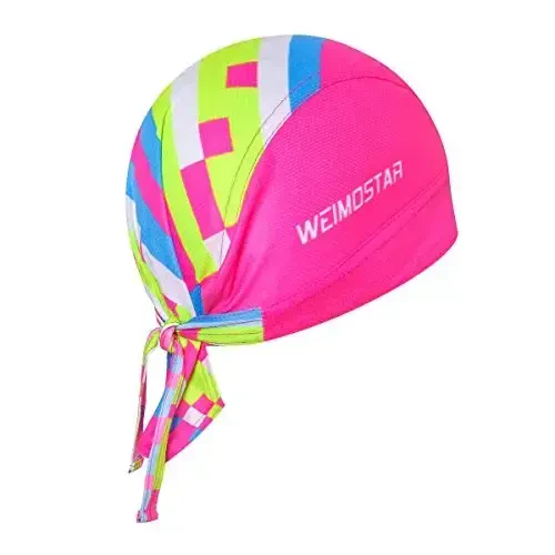 JPOJPO Sweat Wicking Cap Helmet Liner Skull Hat Breathable Cycling Head Wrap for Women Men Outdoor Activities Sport - JPOJPO (1)