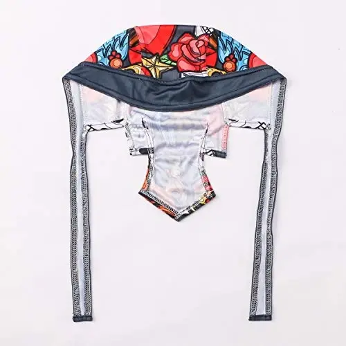 JPOJPO Sweat Wicking Cap Helmet Liner Skull Hat Breathable Cycling Head Wrap for Women Men Outdoor Activities Sport - 3