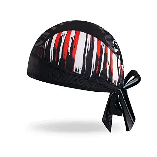 JPOJPO Sweat Wicking Cap Helmet Liner Skull Hat Breathable Cycling Head Wrap for Women Men Outdoor Activities Sport - 1