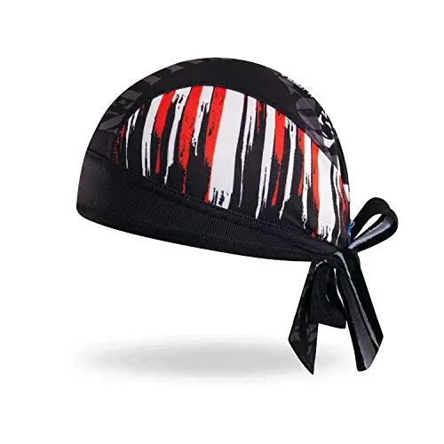 JPOJPO Sweat Wicking Cap Helmet Liner Skull Hat Breathable Cycling Head Wrap for Women Men Outdoor Activities Sport 