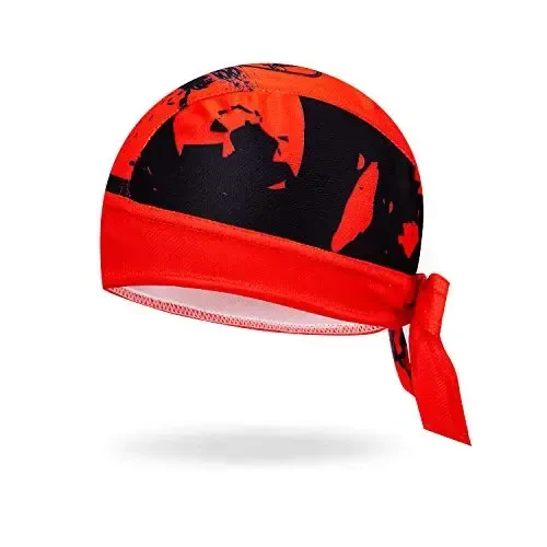 JPOJPO Women Men's Cycling Cap MTB Bike Bicycle Hat Sweat Wicking Rags Helmet Liner Skull Breathable Head Wrap Sport 