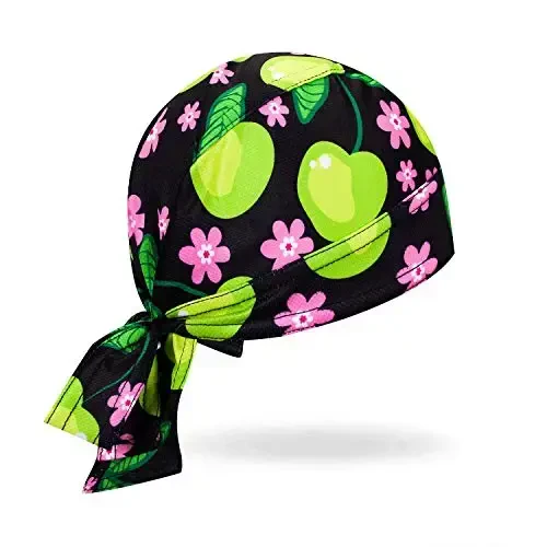 JPOJPO Women Men's Cycling Cap MTB Bike Bicycle Hat Sweat Wicking Rags Helmet Liner Skull Breathable Head Wrap Sport - 2