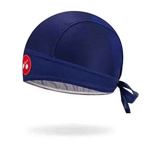 JPOJPO Women Men's Cycling Cap MTB Bike Bicycle Hat Sweat Wicking Rags Helmet Liner Skull Breathable Head Wrap Sport - 1