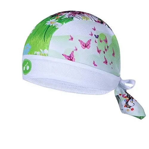 JPOJPO Women Men's Cycling Cap MTB Bike Bicycle Hat Sweat Wicking Rags Helmet Liner Skull Breathable Head Wrap Sport 
